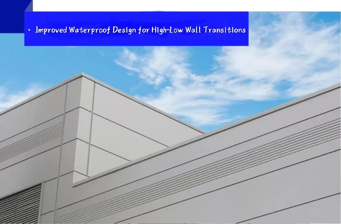 Improved Waterproof Design for High-Low Wall Transitions Improved Waterproof Design for High-Low Wall Transitions